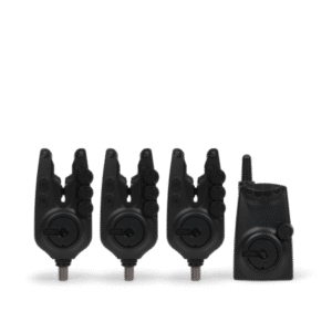 Avid Carp VTX+ Set de 3 Alarmas + Receptor ofrece un sistema de detección fiable y preciso para pescadores de carpas exigentes.