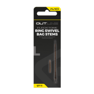 Los Avid Carp Outline FleckTone Long Bag Stem - Ring Swivelestán diseñados para realizar cambios de aparejo rápida y fácilmente.