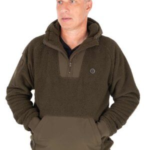 La Fox Chaqueta Sherpa Hybrid Olive-S prenda versátil y abrigada que combina un diseño moderno con la resistencia necesaria para condiciones exteriores