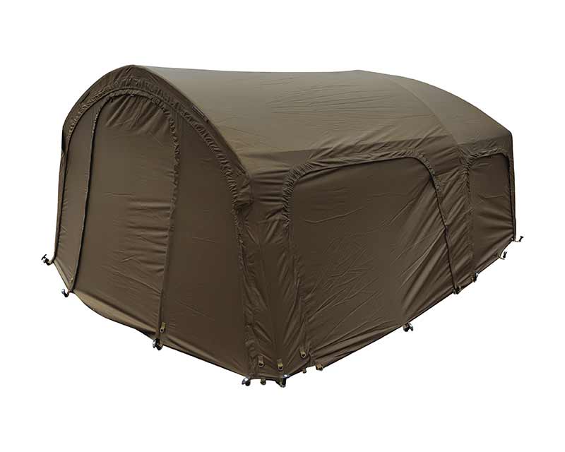 Con la Fox Frontier II- XL Deluxe Extension consigues 1,5 metros adicionales de espacio frontal, perfectos para proteger tu equipo de carpfishing