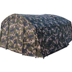 Fox Frontier II - Camo Deluxe Extension está diseñado para quienes desean llevar su refugio Frontier al siguiente nivel de comodidad.