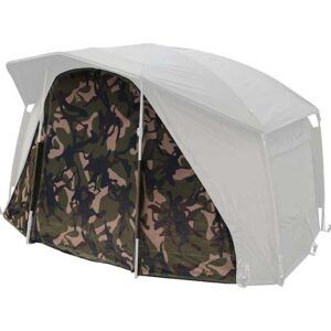 El Fox Frontier II - XL Camo Mozzy Mesh es un accesorio diseñado especialmente para los pescadores que desean disfrutar de su bivvy Frontier II - XL.