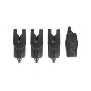 El Korum KRI Set 3 Alarmas + Receptor es un sistema completo de alarma de picada, diseñado para pescadores que buscan comodidad, control y fiabilidad