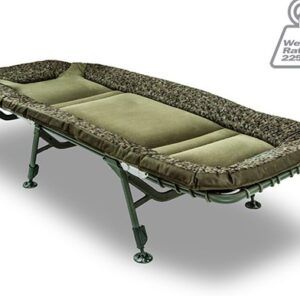 El Solar Tackle Bedchair SP C-Tech Memory Foam MKII representa la cama de pesca definitiva en cuanto a comodidad, robustez y diseño premium.