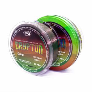 La Katran Fishing Line Crypton Carp 12.78lb diseñada para pescadores de carpa que buscan máxima fiabilidad, resistencia y discreción.