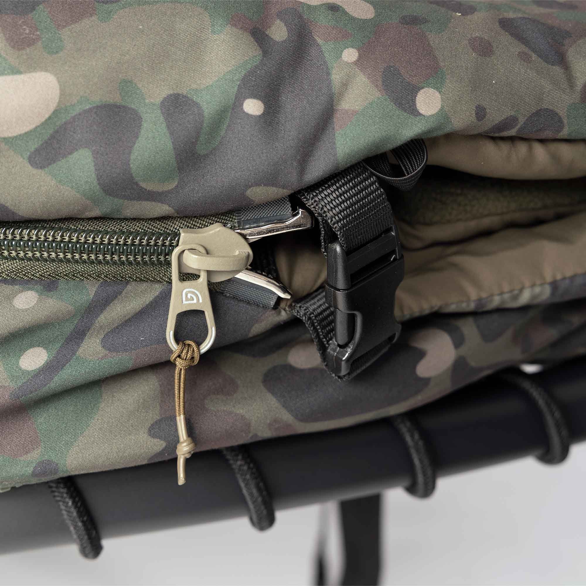 El Trakker Levelite Oval MF-HDR Wide Bedchair + Saco comodidad, resistencia y funcionalidad en un solo producto, preparado para rendir durante todo el año.