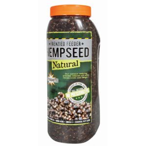 El Dynamite Baits Frenzied Feeder Hempseed 2.5L es una de las semillas más naturales y efectivas para el cebado en la pesca de carpas.
