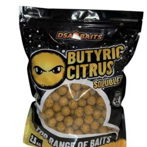 Los DsaBaits Boilies Solubles Butyric Citrus 2.5 kg son una de las combinaciones más efectivas de la gama DsaBaits, creados para ofrecer una atracción inmediata