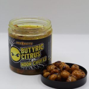 El DsaBaits Hook Chufas Butyric Citrus es un cebo de anzuelo natural diseñado para pescadores que buscan calidad, durabilidad y un aroma irresistible.