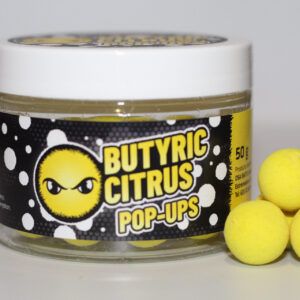 El DsaBaits Pop Up Butyric Citrus 15mm cebo flotante formulado para destacar en los meses más fríos, cuando las carpas se muestran menos activas.