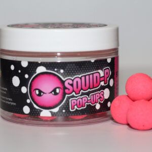 El DsaBaits Pop Up Squid P 15mm es un cebo flotante que destaca por su perfil aromático único, combinando el poder del calamar picante con un toque afrutado