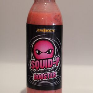 El DsaBaits Booster Squid P es un potenciador líquido de alta concentración formulado para ofrecer el máximo rendimiento durante la época de pre-freza.