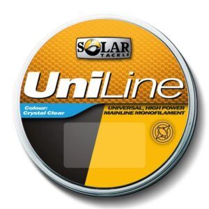 El Solar Tackle South Westerly Uni Mono 15lb monofilamento de alta resistencia y diámetro optimizado, ideal para pescadores que buscan una línea fiable.