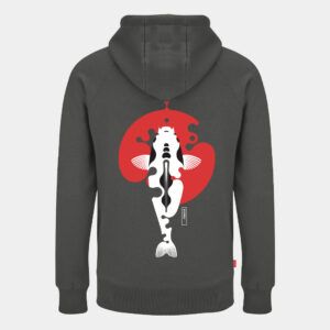 Kumu Sudadera Rising Sun Gris Talla 2XL