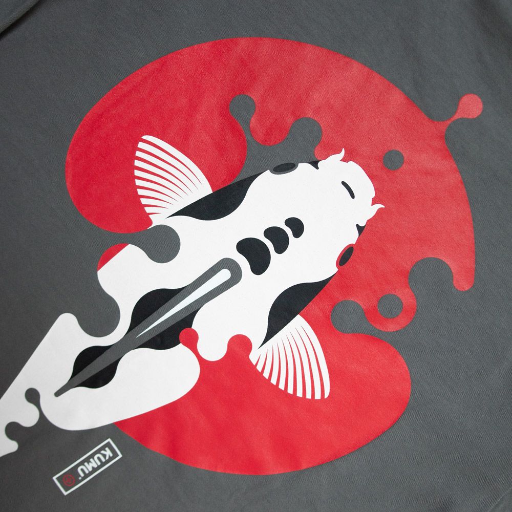 Kumu Camiseta Rising Sun Gris Talla M - Imagen 6