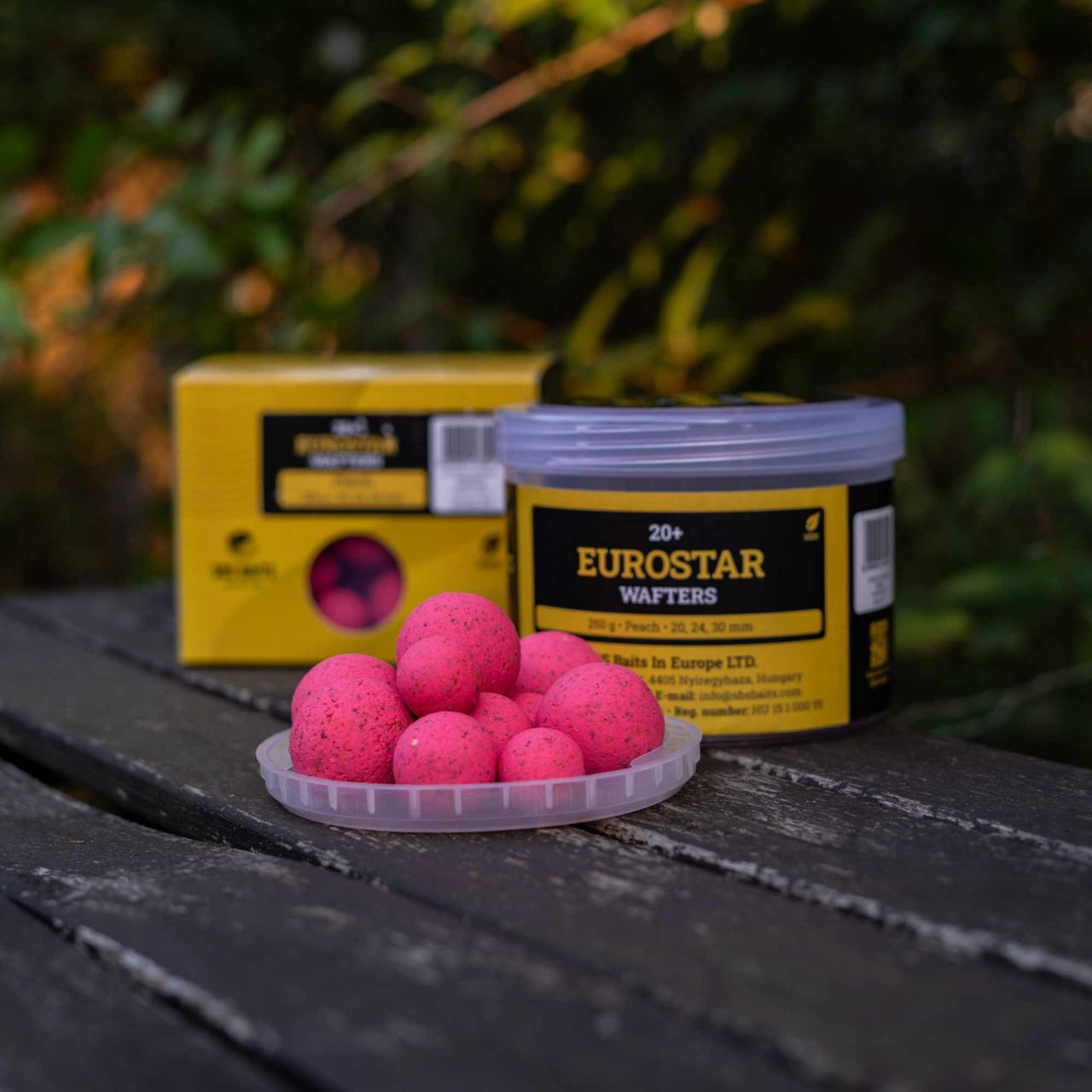 Sbs Baits 20+ Eurostar Wafters Garlic 250g 20,24,30mm - Imagen 2