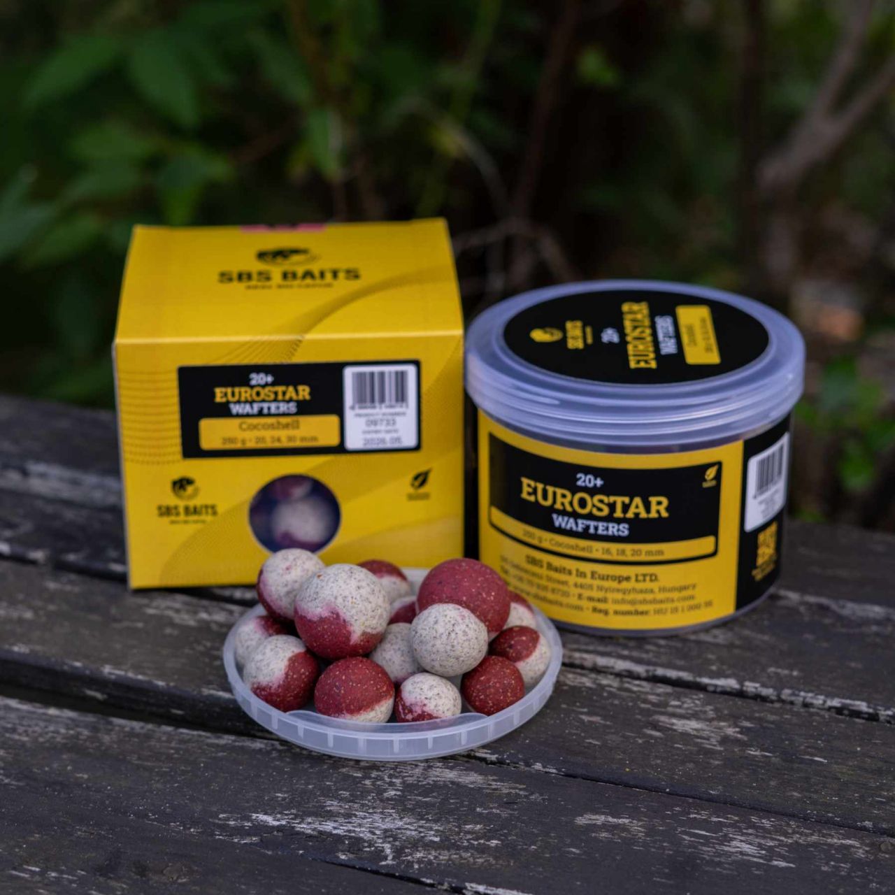 Sbs Baits 20+ Eurostar Wafters Garlic 250g 20,24,30mm - Imagen 3