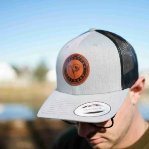 Forgotten Flavours Gorra Retro de Malla Gris y Negra