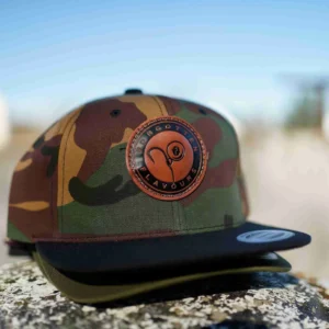 Forgotten Flavours Gorra Camo Top Black