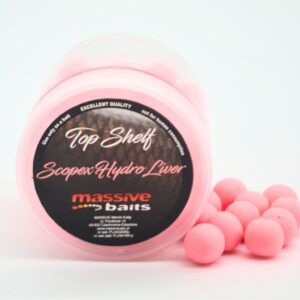 Massive Baits Top Shelf Pop-Up Scopex Hydro Liver 14mm