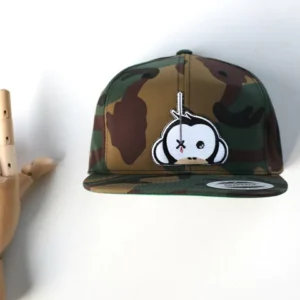 Monkey Climber Gorra Snapback con parche de logotipo Camuflaje
