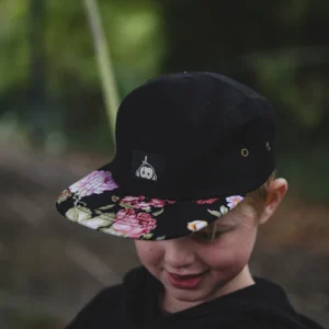 Monkey Climber Kiddo USA 5 paneles Negro con flores ( Niñ@)