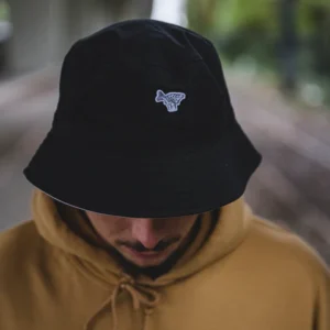 Monkey Climber Sombrero de pescador Carp Shaka Negro