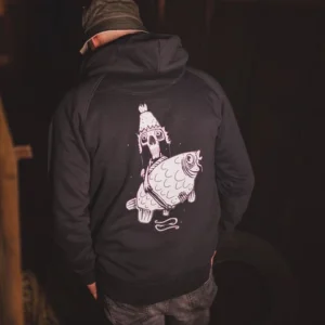 Monkey Climber Sudadera con capucha Skellington Negro Talla L