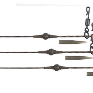 Fox Edges Naturals Heli-Clip Rigs 30lb Submerge 3pcs
