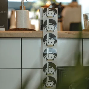 Monkey Climber Set de Siete pegatinas para la tapan de anzuelos