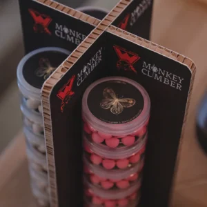 Monkey Climber MC x Waasland Tackle Shop collab pop ups I Butterflies 15mm (OG Scopex Blanco)