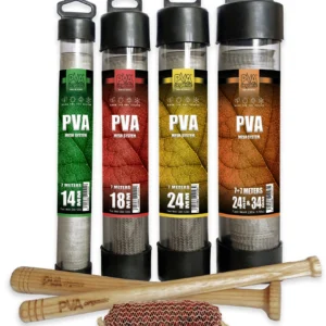 Katran Innovative PVA mesh systems with wooden plunger 24+34mm