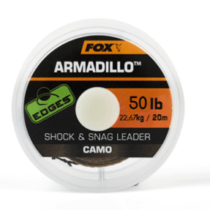 Fox Armadillo Camo Shock & Snag Leader 50 LB 20 M