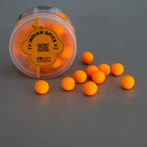 Monkey Climber Pop-ups de especias indias Naranja o amarillo deslavado 14/5 mm