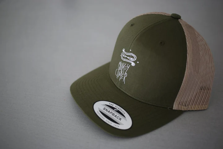 Monkey Climber Gorra de camionero Off The Hook color oliva - Imagen 4