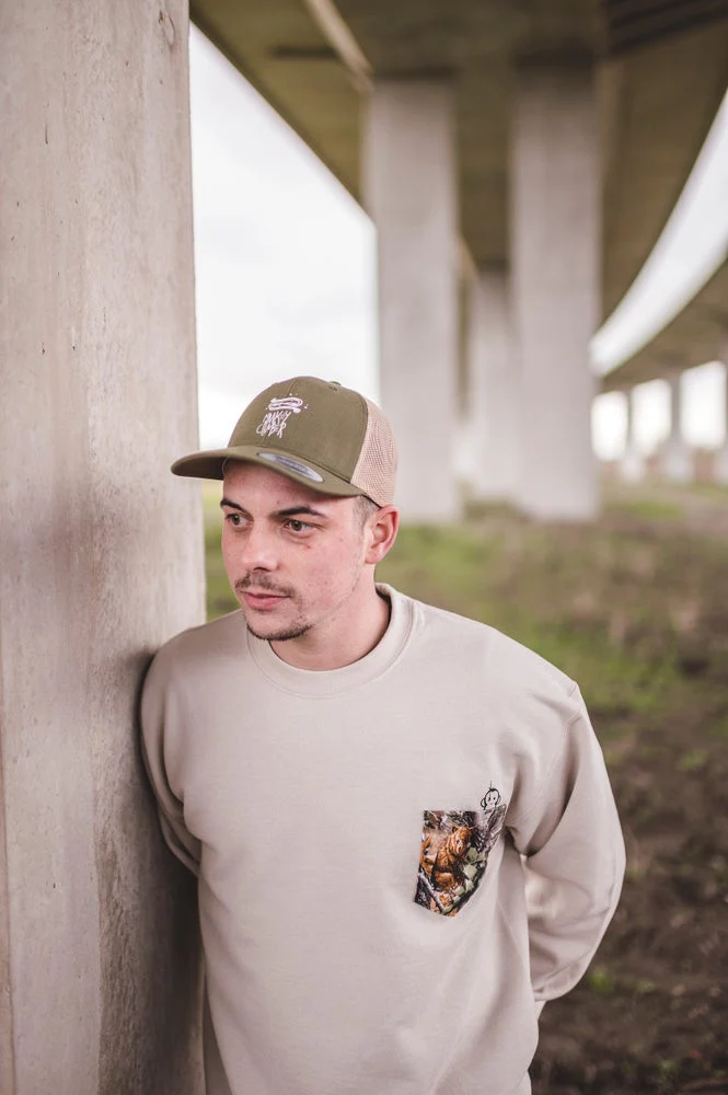 Monkey Climber Gorra de camionero Off The Hook color oliva - Imagen 2