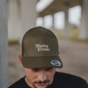 Monkey Climber MONK Mesh Baseball cap Olive