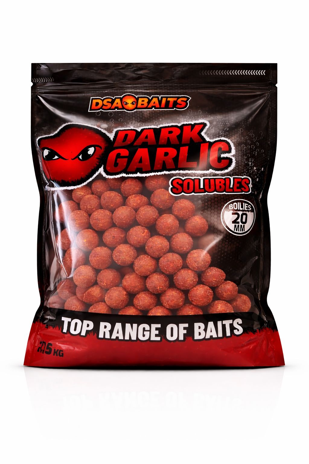 Dsa Baits Dark Garlic Solubles Boilies 20mm 2,5kg