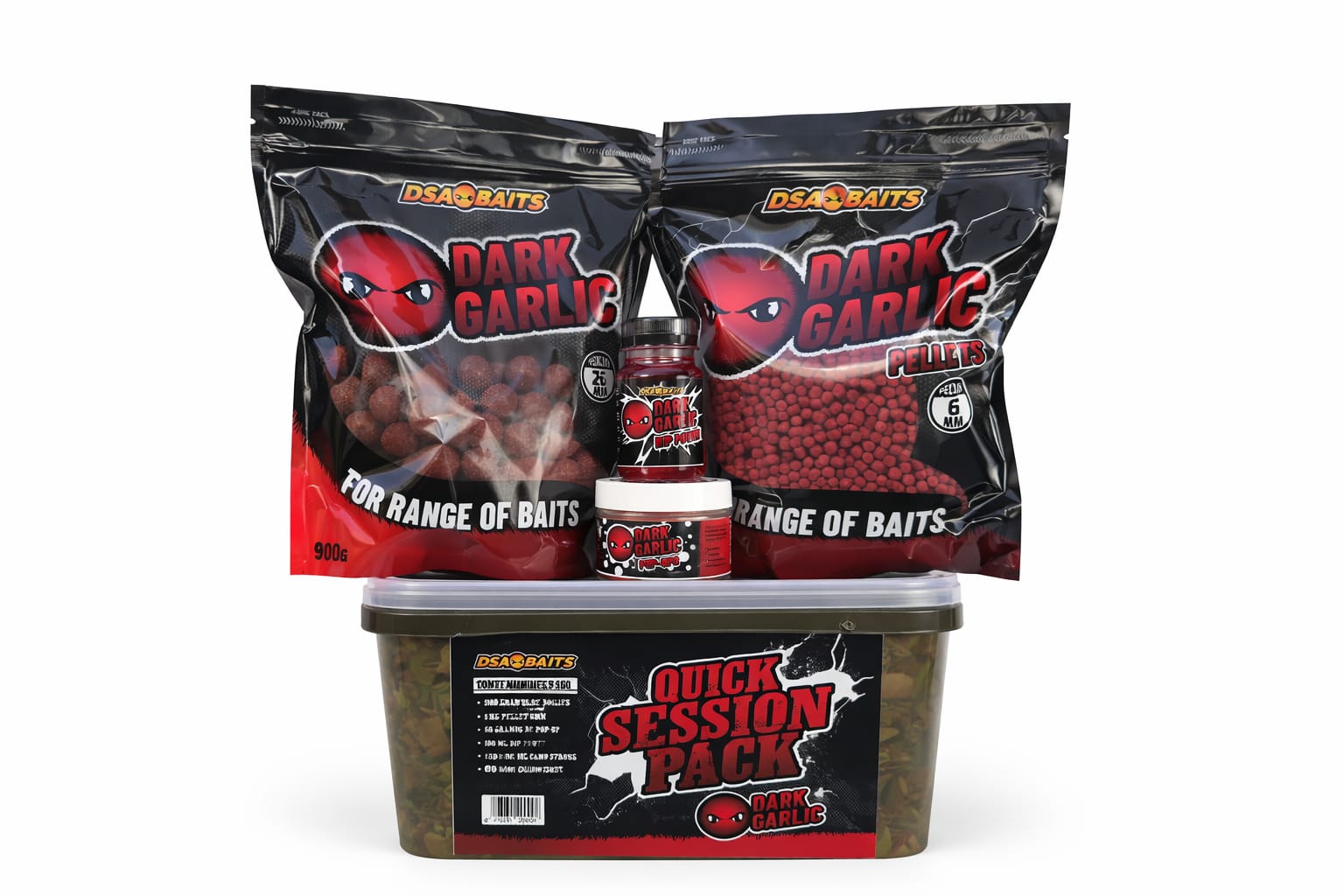 Dsa Baits Dark Garlic Quick Session Pack