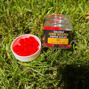 Sbs Baits Soluble Corn Shaped Popper Boilies M1 20g 8,10mm