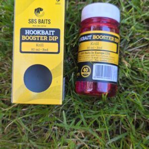 Sbs Baits Hookbait Booster Dip Krill 80ml Red