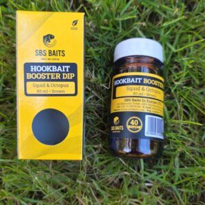 Sbs Baits Hookbait Booster Dip Squid & Octopus 80ml Brown