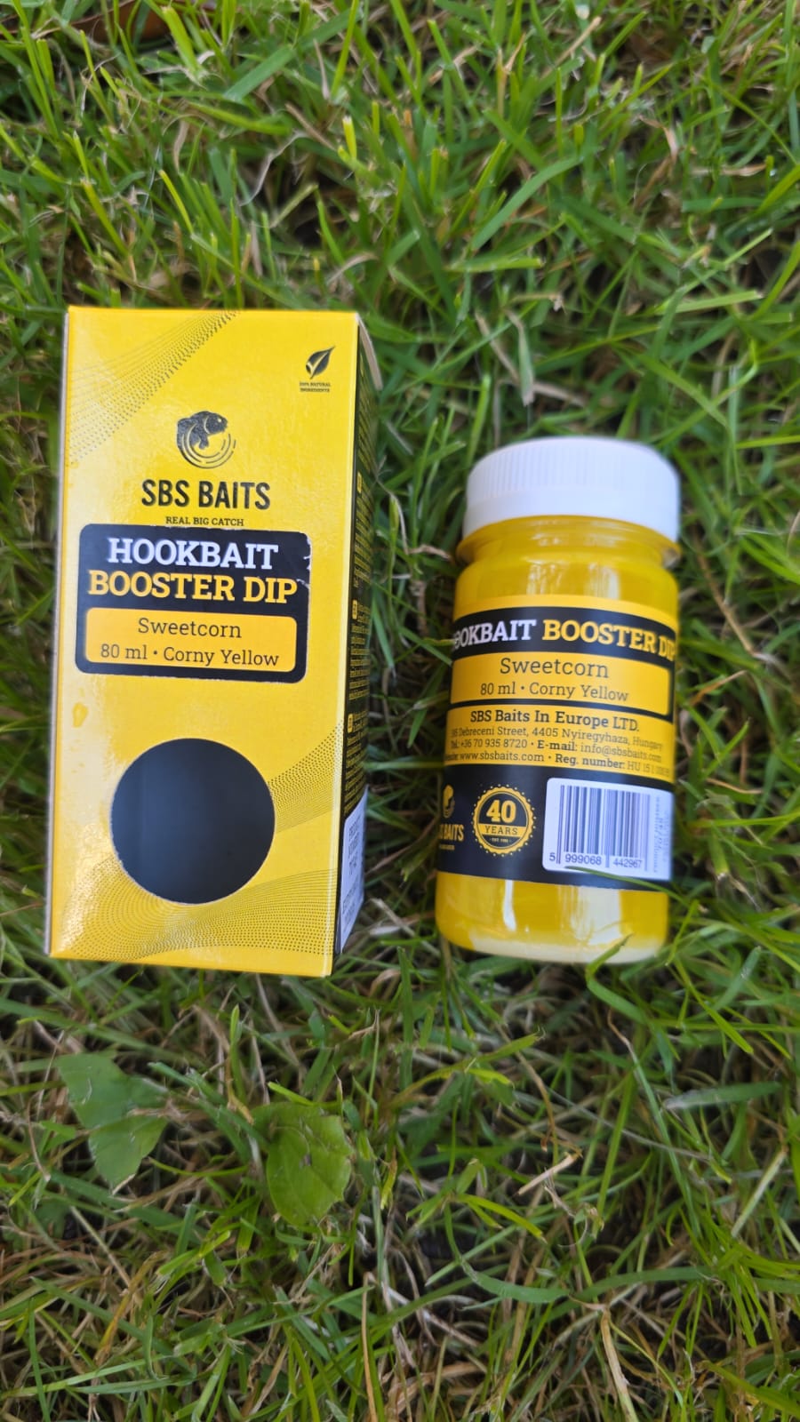 Sbs Baits Hookbait Booster Dip Sweetcorn 80ml Corny Yellow