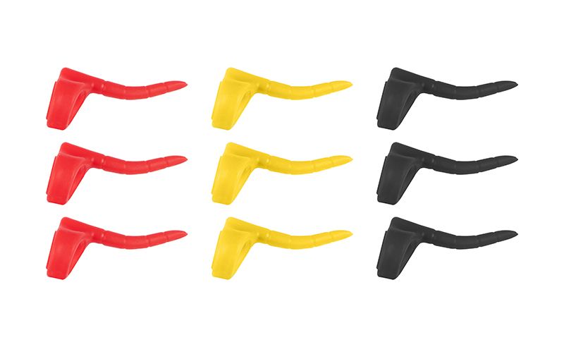 Fox Edges Zig Aligna kit Multi Sleeve kit (3 yellow 3 red and 3 black) - Imagen 3
