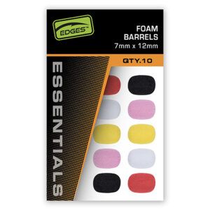 Fox Edges 7x12 mm Foam Barrels - Mixed Colour
