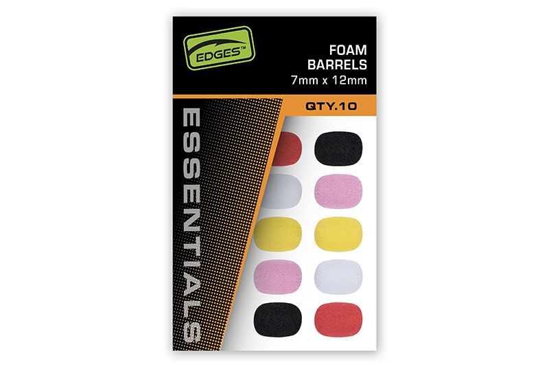 Fox Edges 7x12 mm Foam Barrels - Mixed Colour