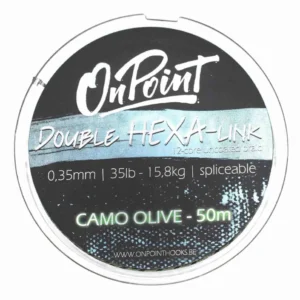 Double HEXA-link - 35lb 0,35mm - On Point Camo Olive 50m