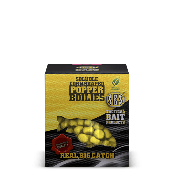 Sbs Baits Soluble Corn Shaped Popper Boilies - Imagen 3