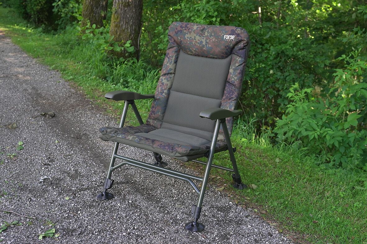 Forge Tackle Hi-Relax Recliner Chair FTR Camo - Imagen 6