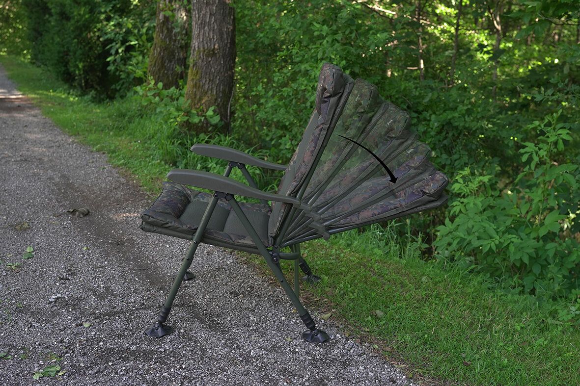 Forge Tackle Hi-Relax Recliner Chair FTR Camo - Imagen 5